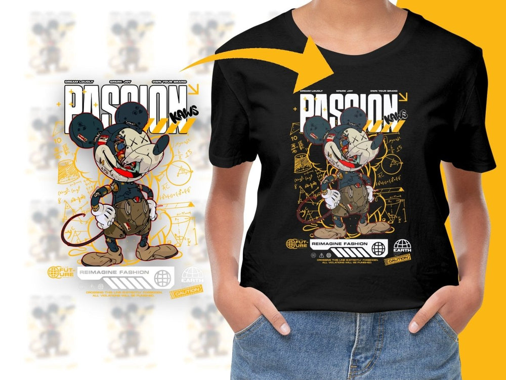 Mickey Mouse Future Remagine Fashion Passion PNG File - Teepew