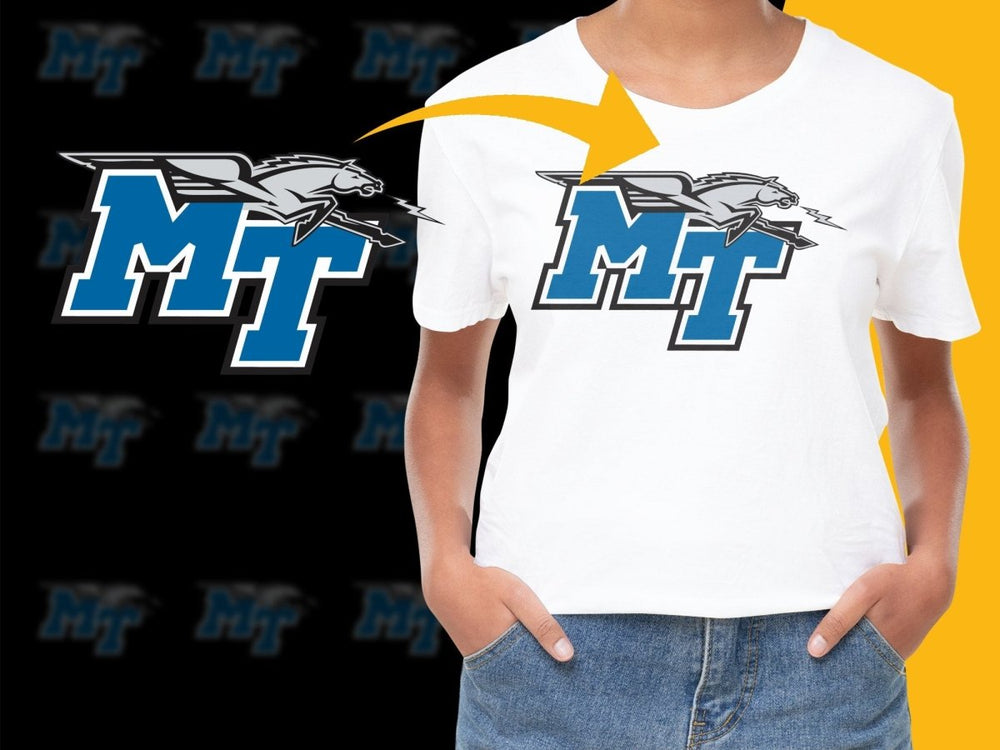 Middle Tennessee Blue Raiders College Football PNG File - Teepew