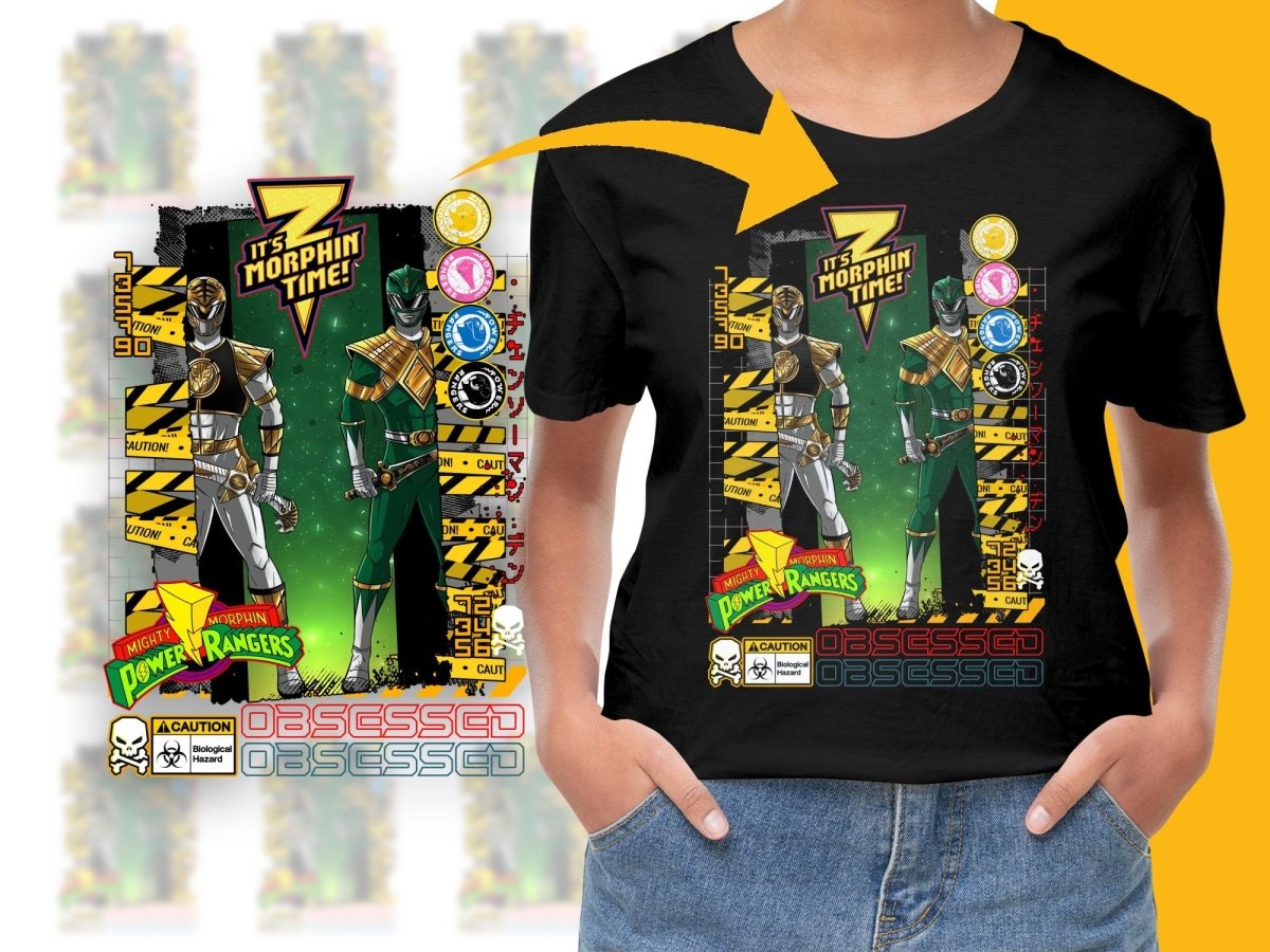 Mighty Morphin Power Rangers It's Morphin Time PNG File - Teepew