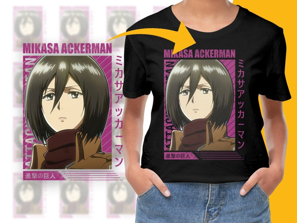 Mikasa Ackerman Attack on Titan High Quality Digital - Teepew