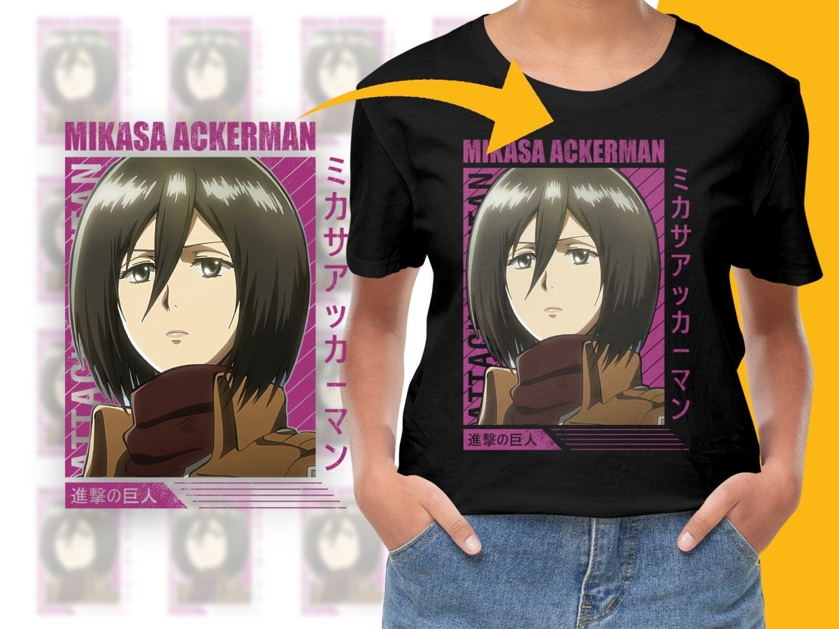 Mikasa Ackerman Attack on Titan High Quality Digital - Teepew