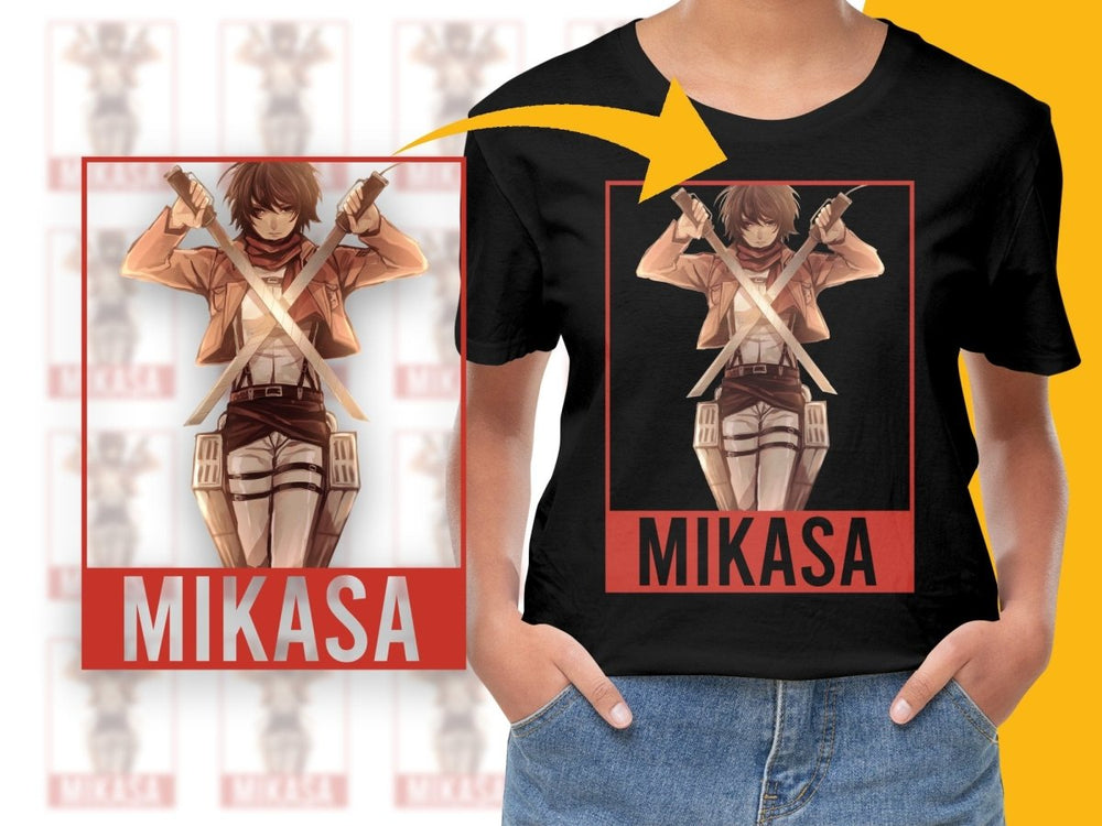 Mikasa Ackerman Digital PNG Download Digital - Teepew