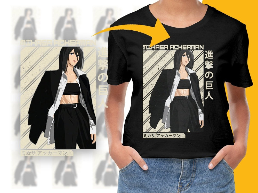 Mikasa Ackerman Illustration PNG File - Teepew