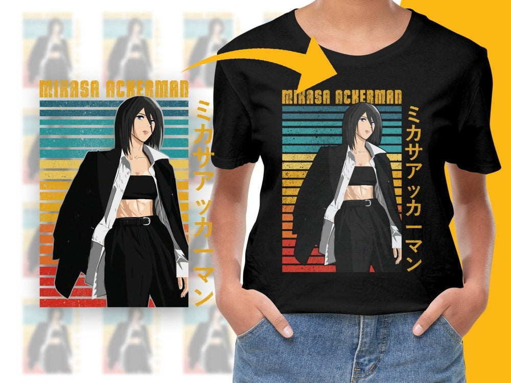 Mikasa Ackerman PNG File Digital - Teepew
