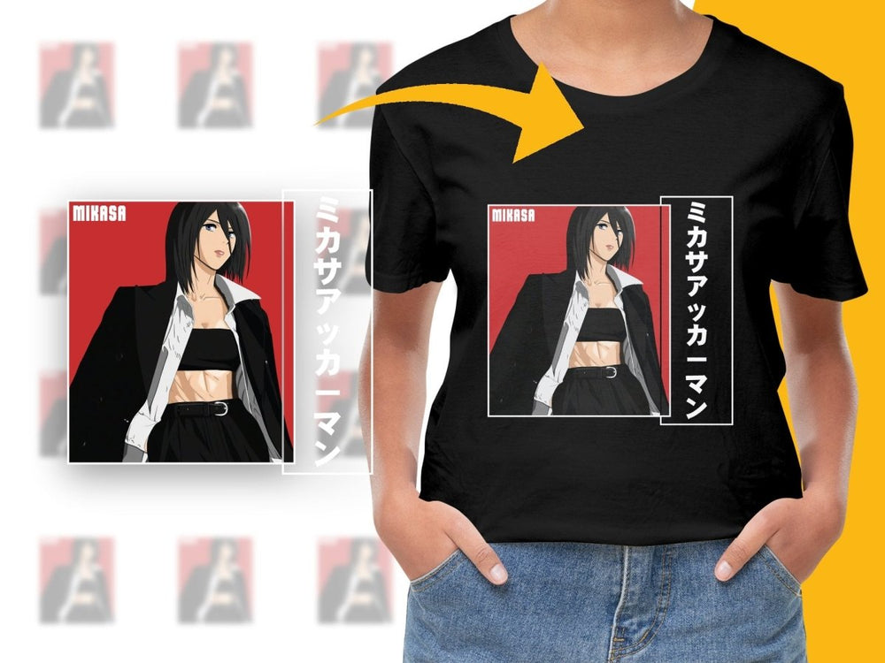 Mikasa Anime Character PNG File Digital - Teepew