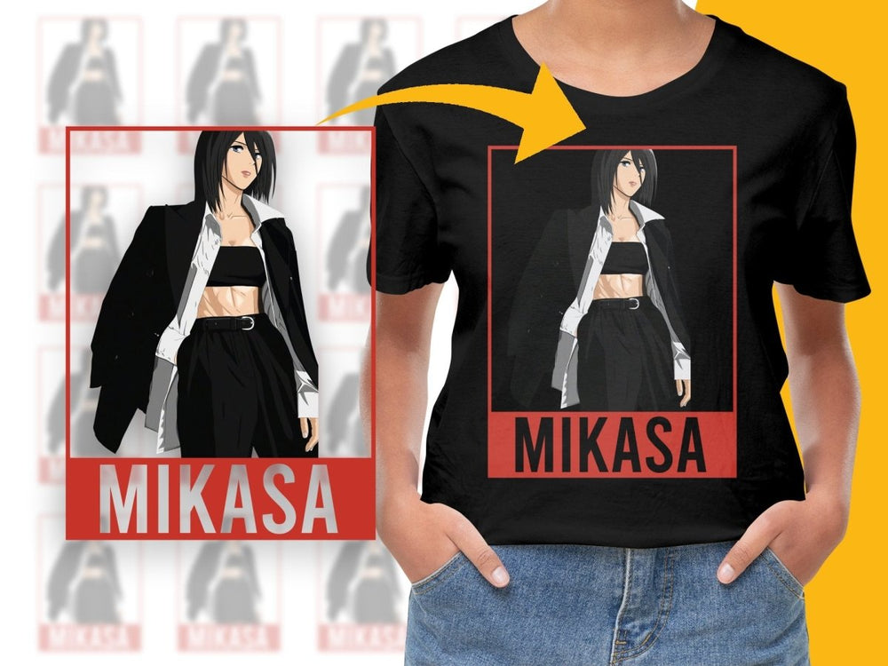 Mikasa Modern Outfit Cool and Stylish Anime PNG Digital - Teepew