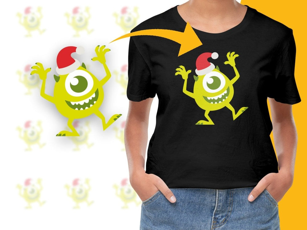 Mike Wazowski Halloween Christmas Special PNG File - Teepew