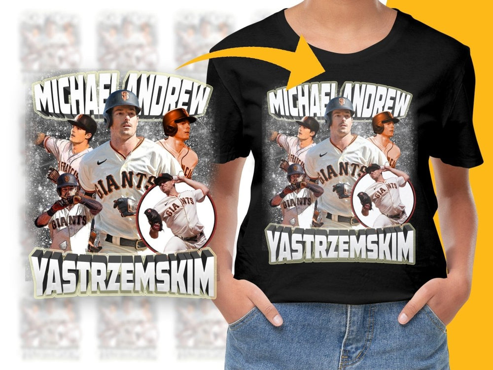 Mike Yastrzemski SF Giants MLB Baseball Bootleg PNG File - Teepew