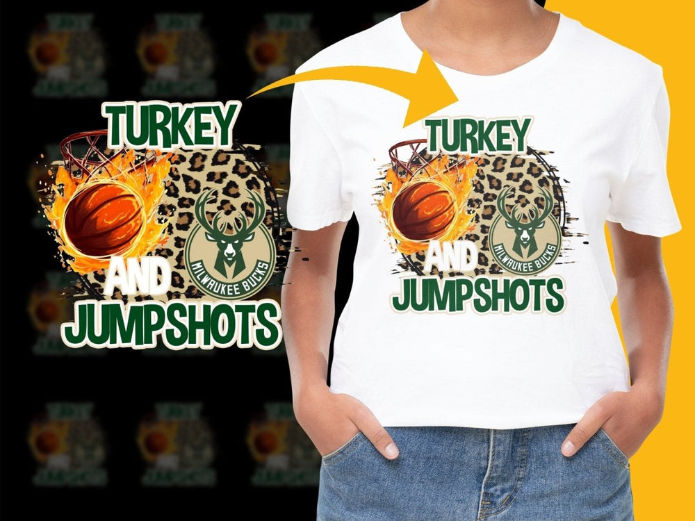 Milwaukee Bucks Turkey and Jumpshots PNG File - Teepew