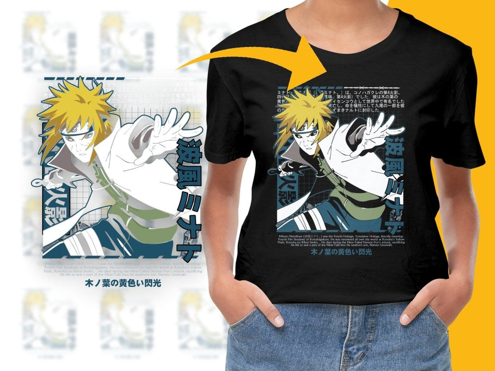 Minato Namikaze Fourth Hokage Yellow Flash PNG File - Teepew