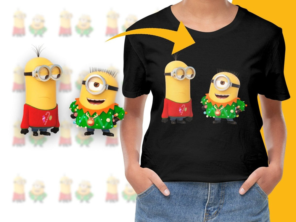 Minions Christmas Holiday Fun Graphic PNG File - Teepew