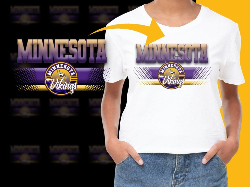 Minnesota Vikings Bold Graphic Design PNG File - Teepew