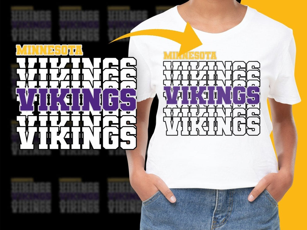 Minnesota Vikings Bold Graphic PNG File - Teepew