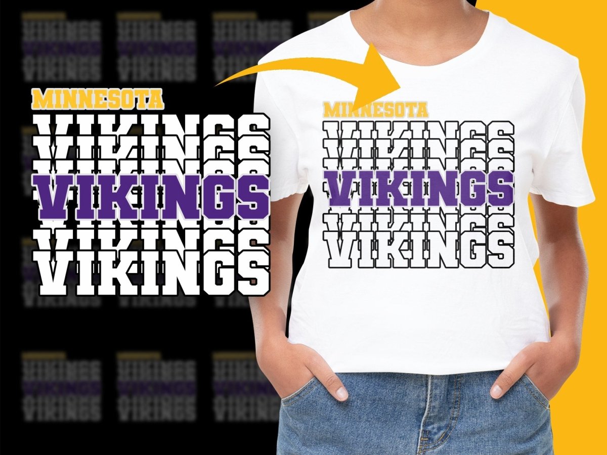 Minnesota Vikings Bold Graphic PNG File - Teepew