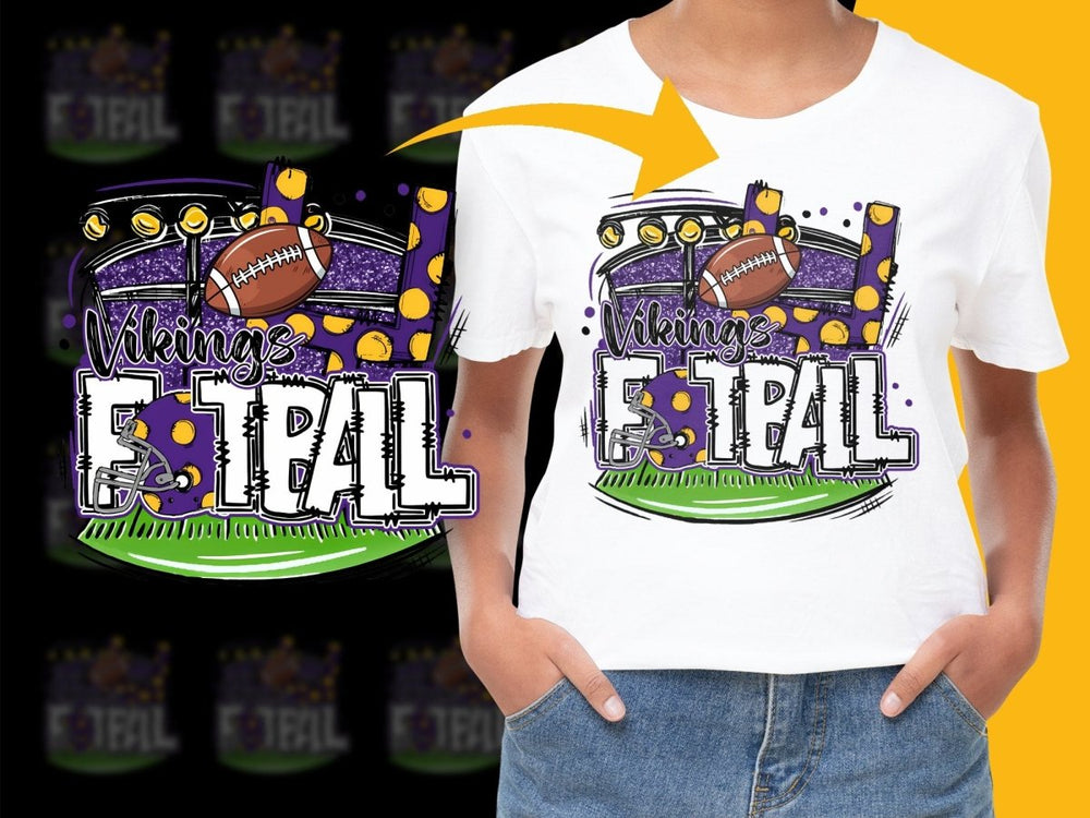 Minnesota Vikings Football PNG File - Teepew