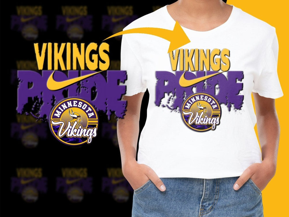 Minnesota Vikings Pride Graphic PNG File - Teepew