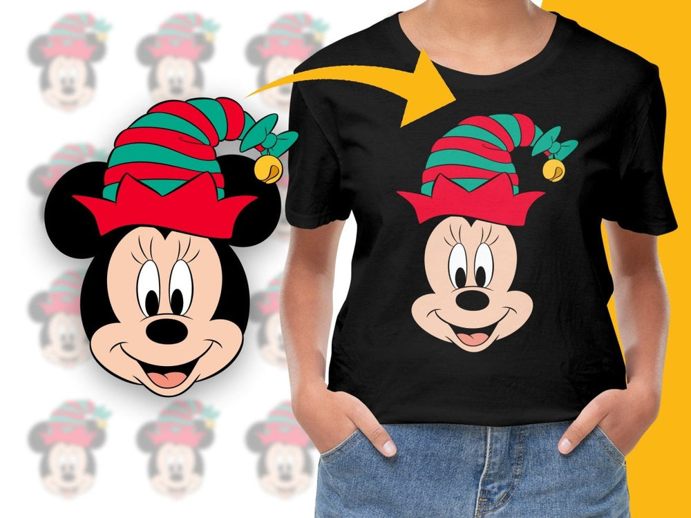 Minnie Mouse Christmas Celebration PNG File - Teepew