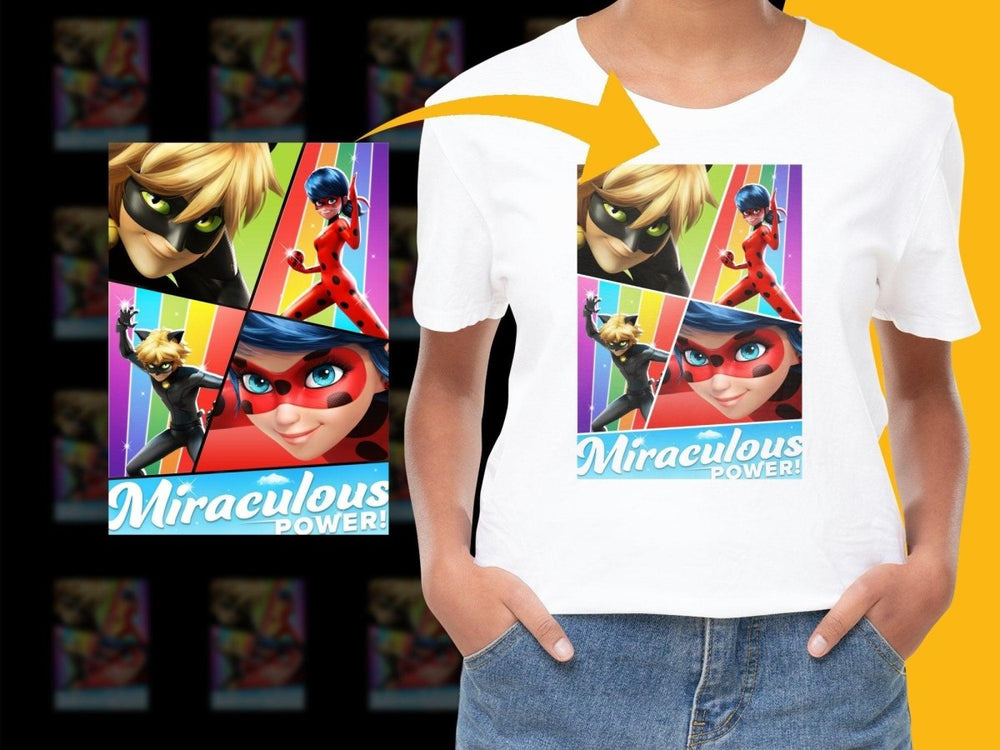 Miraculous Power Superheroes Graphic PNG File - Teepew