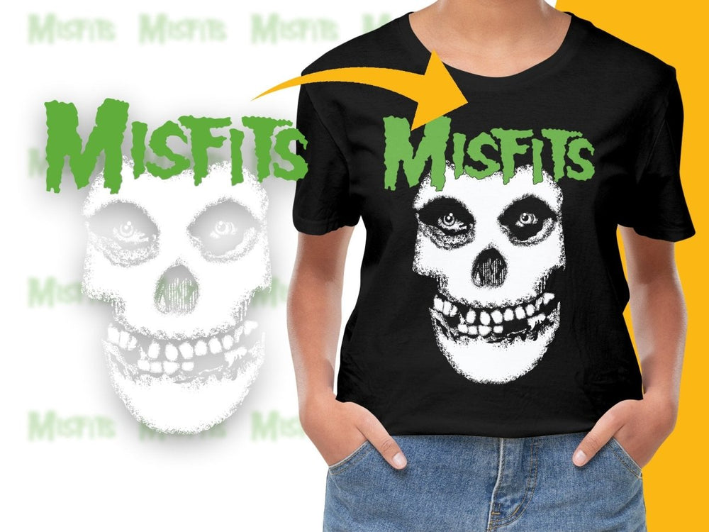 Misfits Skull Graphic Band Logo Design PNG File - Teepew