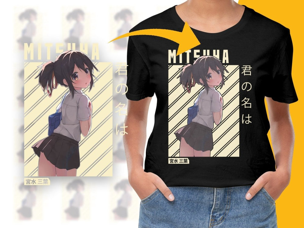 Mitsuha Anime Character Digital Download - Teepew