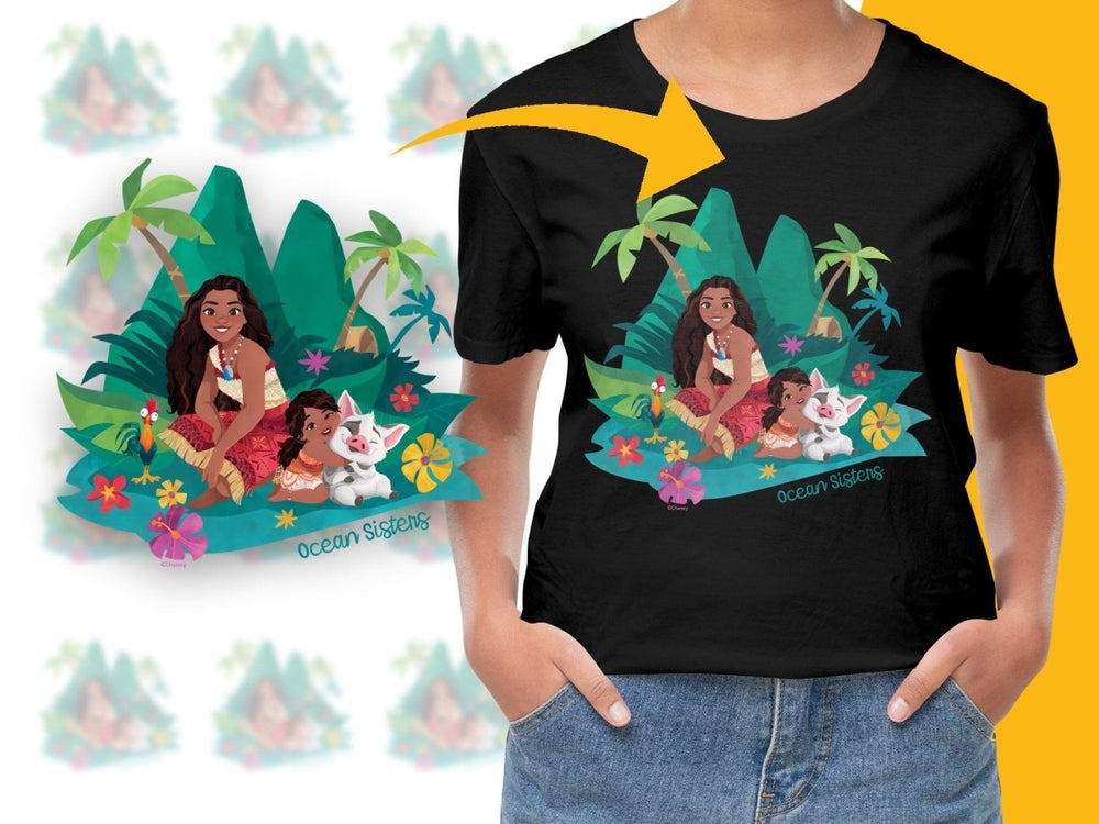 Moana and Friends Ocean Sisters PNG File - Teepew