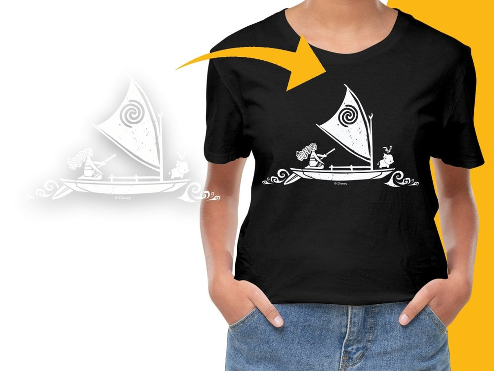 Moana and Pua Sailing Adventure Graphic PNG File - Teepew
