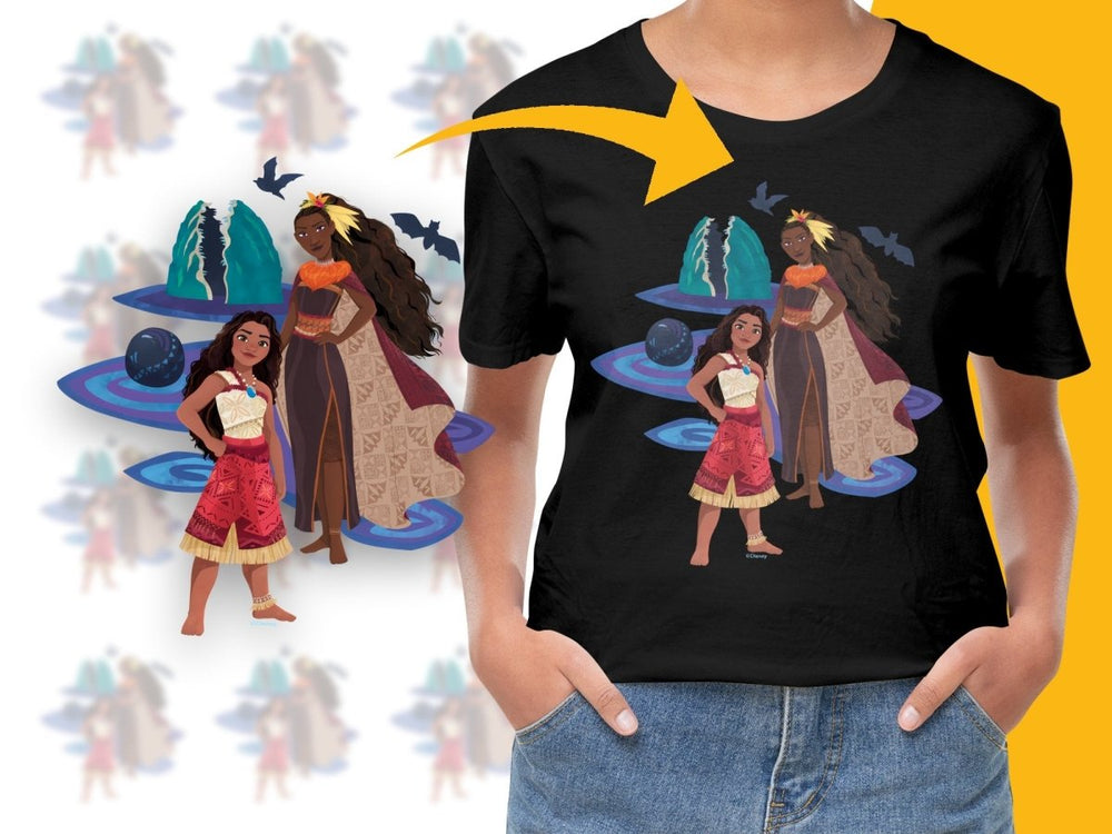 Moana and Te Ka Adventure Graphic PNG File - Teepew