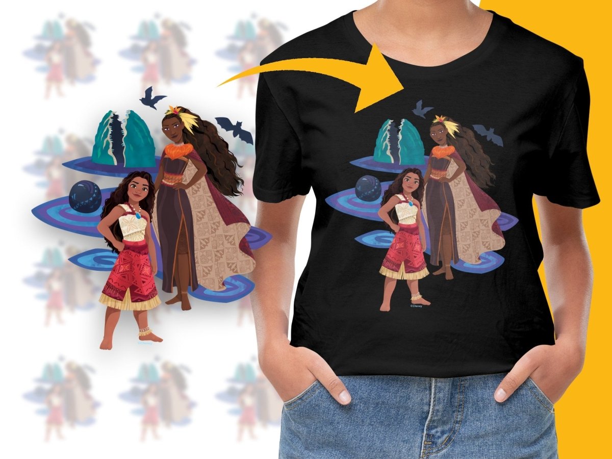 Moana and Te Ka Adventure Graphic PNG File - Teepew