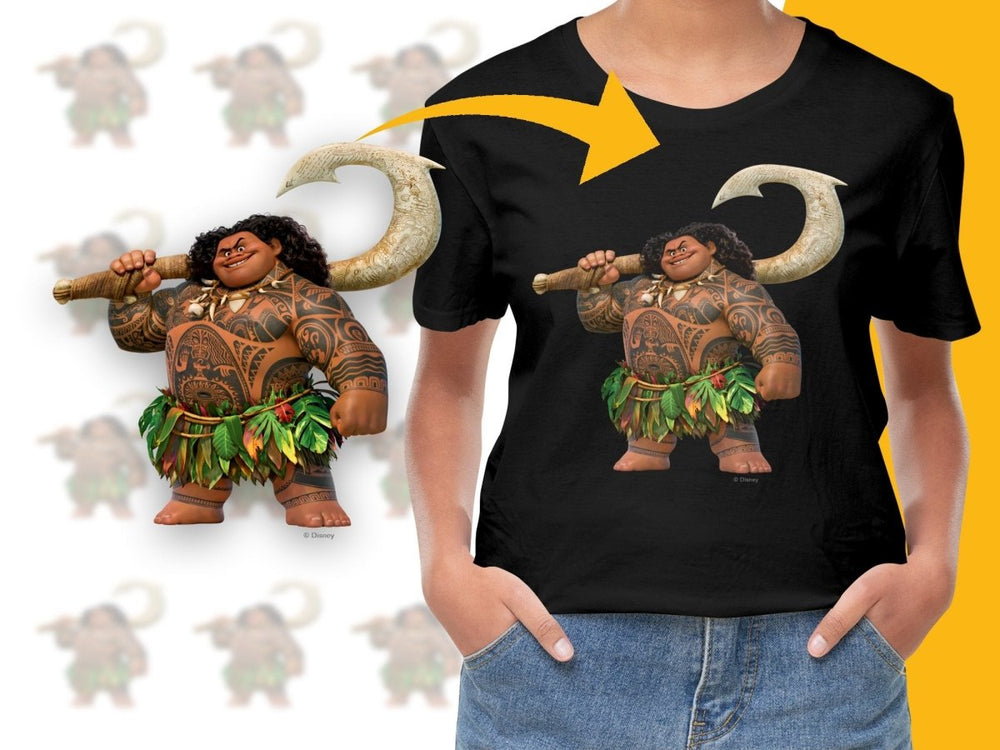 Moana Maui Cartoon Character Printed PNG File - Teepew