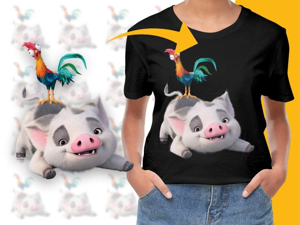 Moana Pua and Hei Hei Fun Design Youth PNG File - Teepew