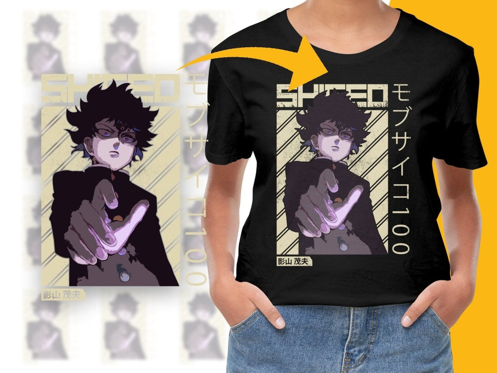 Mob Psycho 100 Character Shigeo Kageyama Digital - Teepew