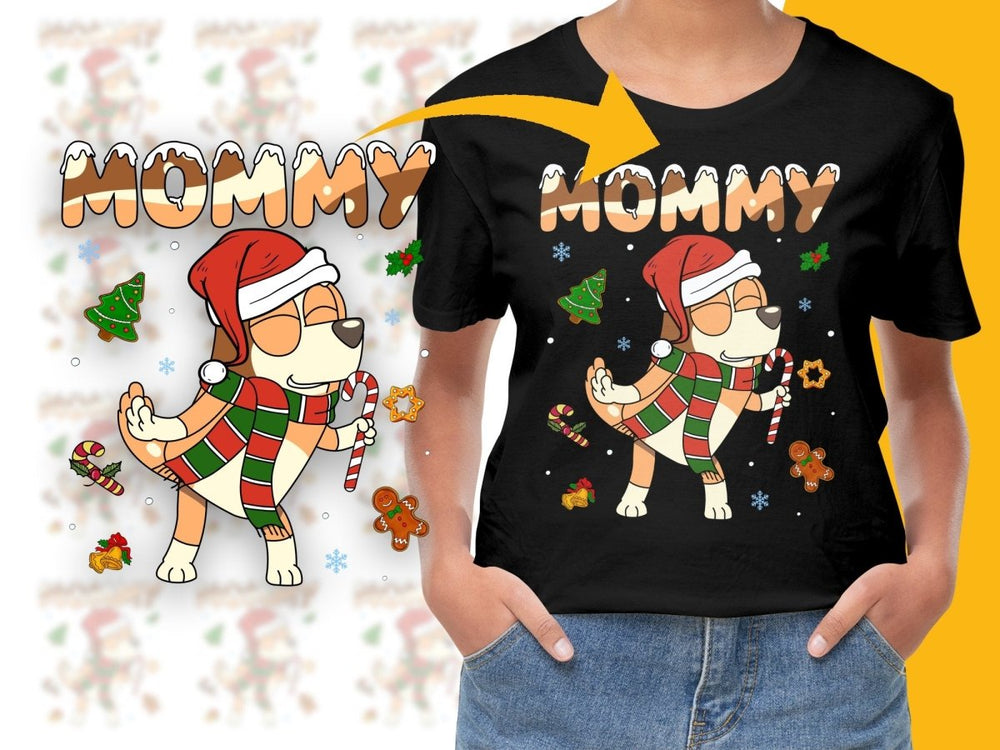 Mommy Christmas Character Design PNG File - Teepew