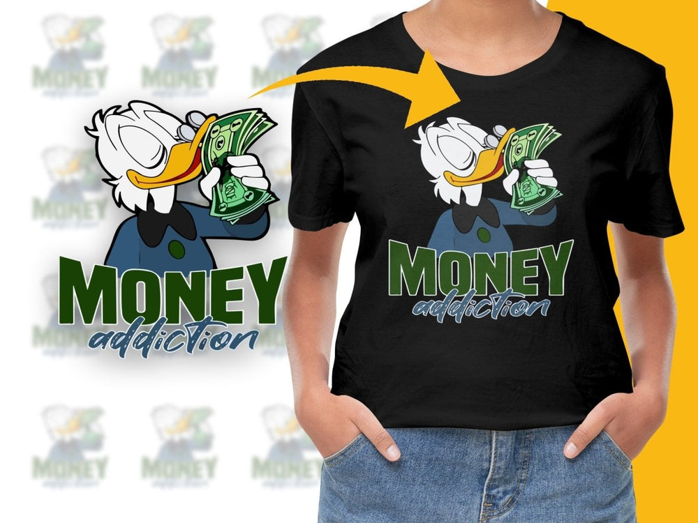 Money Addiction Design PNG File - Teepew