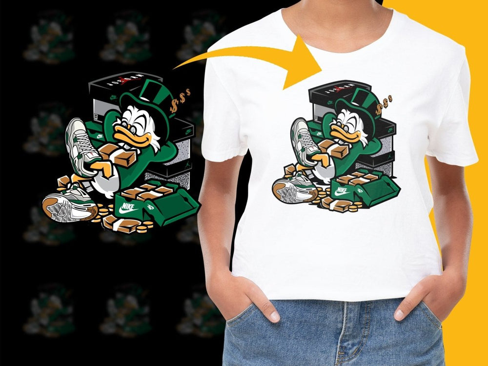 Money Duck with Sneaker Stacks Graphic PNG File - Teepew