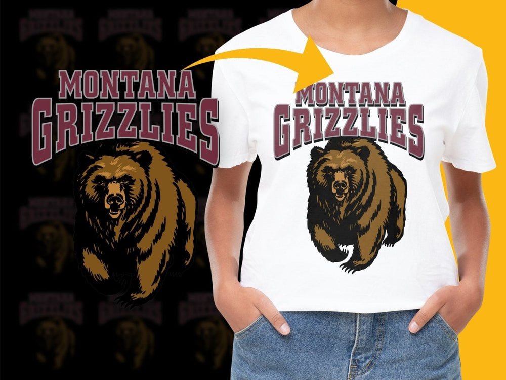 Montana Grizzlies College Football PNG File - Teepew