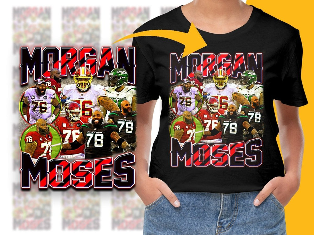 Morgan Moses Football Mashup Custom PNG File - Teepew