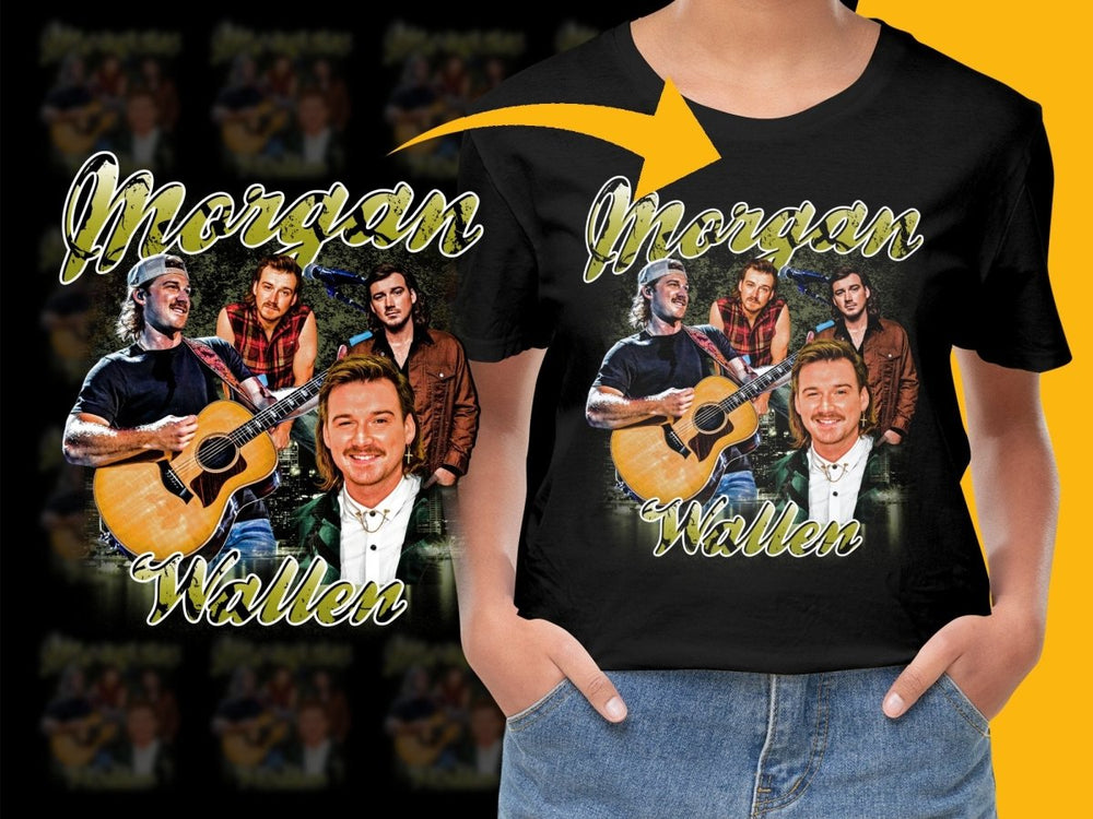 Morgan Wallen Bootleg Multiple Poses Graphic PNG File - Teepew