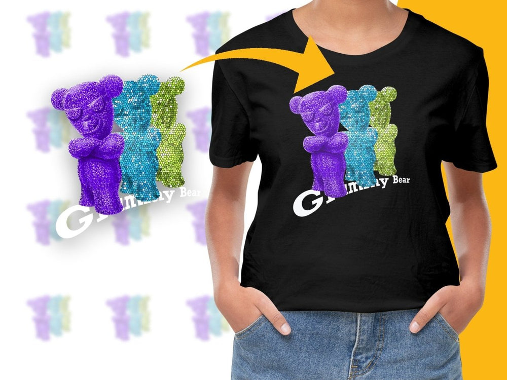 Mosaic Style Colorful Bear Design PNG File - Teepew