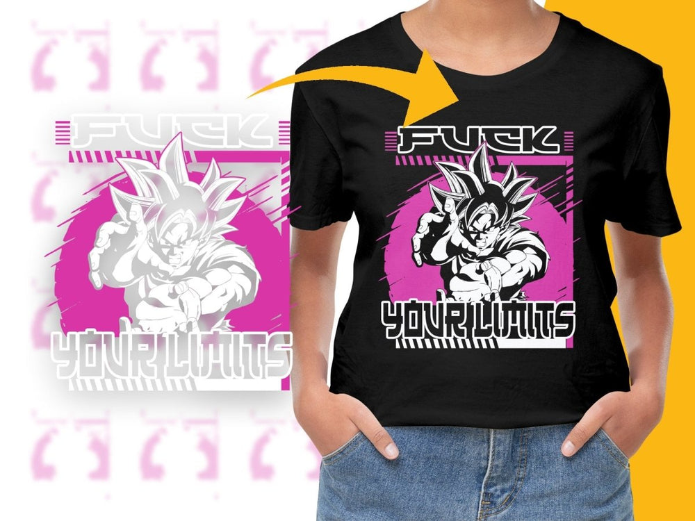 Motivational Anime Character Fist Power Action PNG File - Teepew