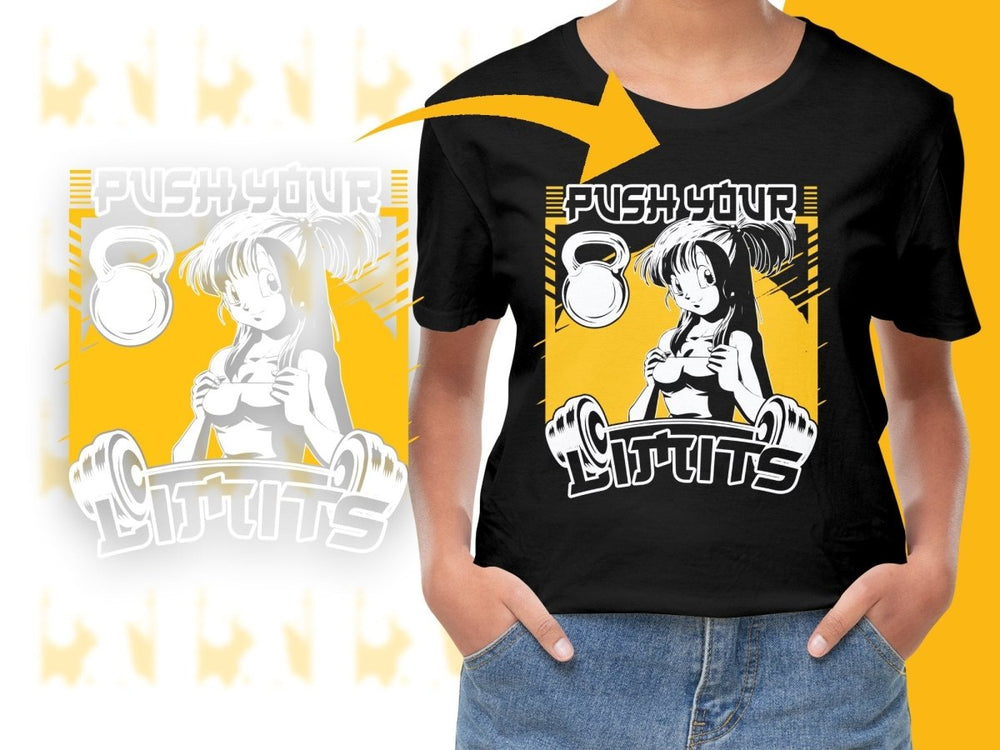 Motivational Push Your Limits Anime PNG File - Teepew