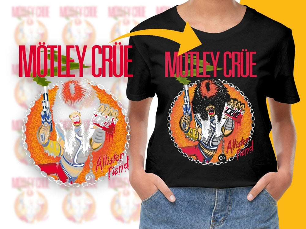 Mötley Crüe Allister Fiend Rock Band Graphic PNG File - Teepew