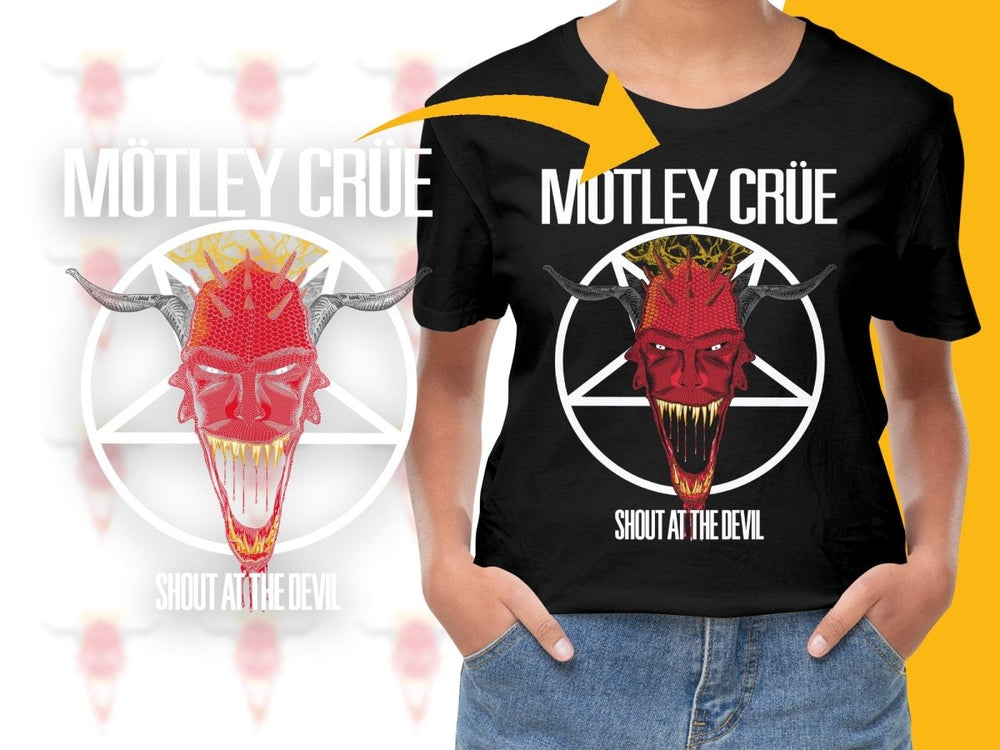 Mötley Crüe Shout at the Devil Cool Graphic PNG File - Teepew