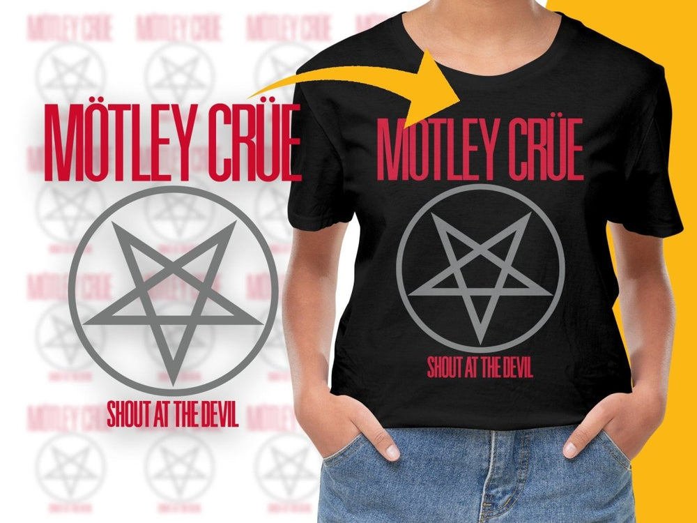 Mötley Crüe Shout at the Devil Iconic PNG File - Teepew