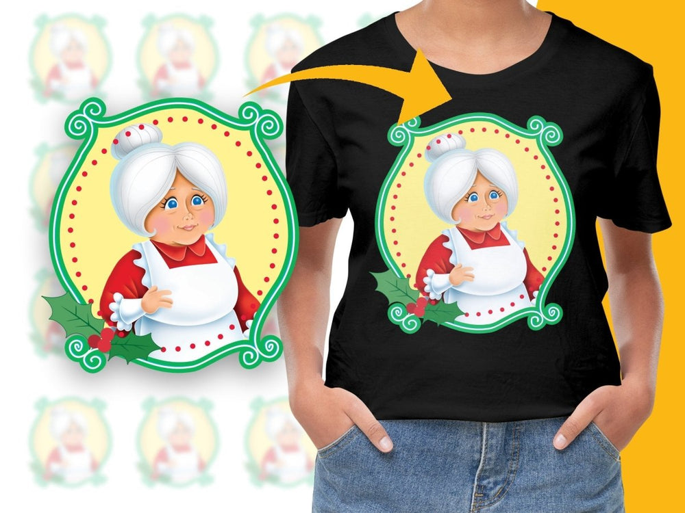 Mrs. Claus Christmas Holiday Special Design PNG File - Teepew
