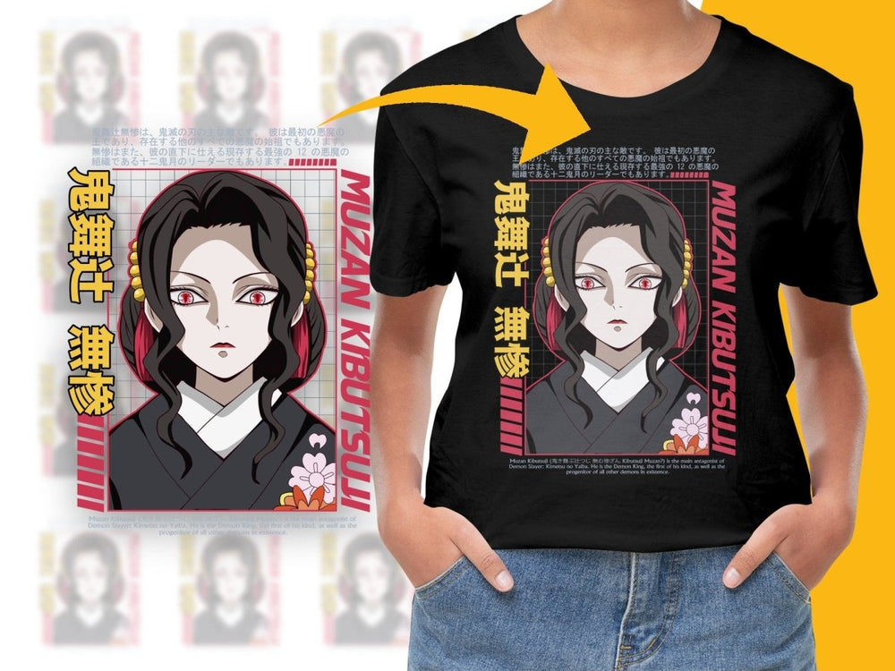 Muzan Kibutsuji Anime Demon Slayer Design PNG File - Teepew