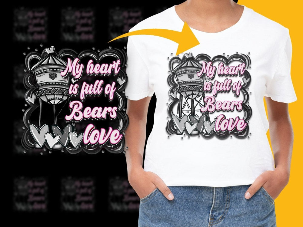 My Heart Is Full of Bears Love PNG File - Teepew