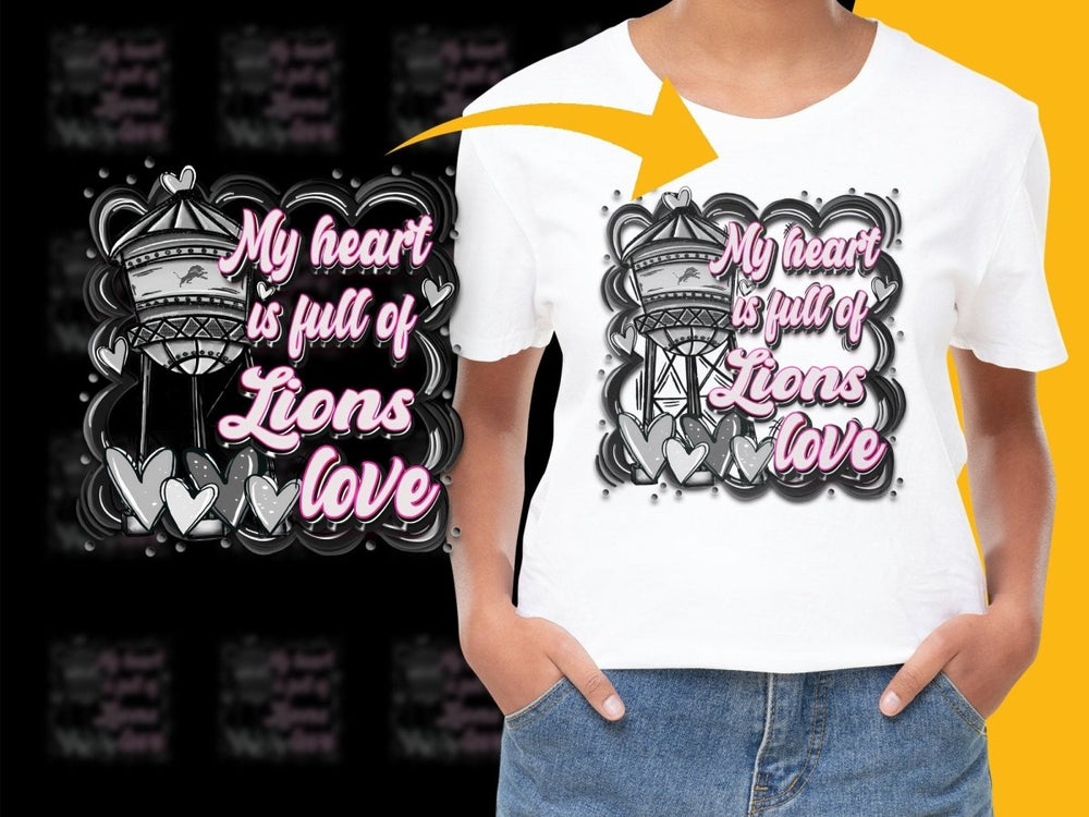 My heart is full of Lions love PNG File - Teepew