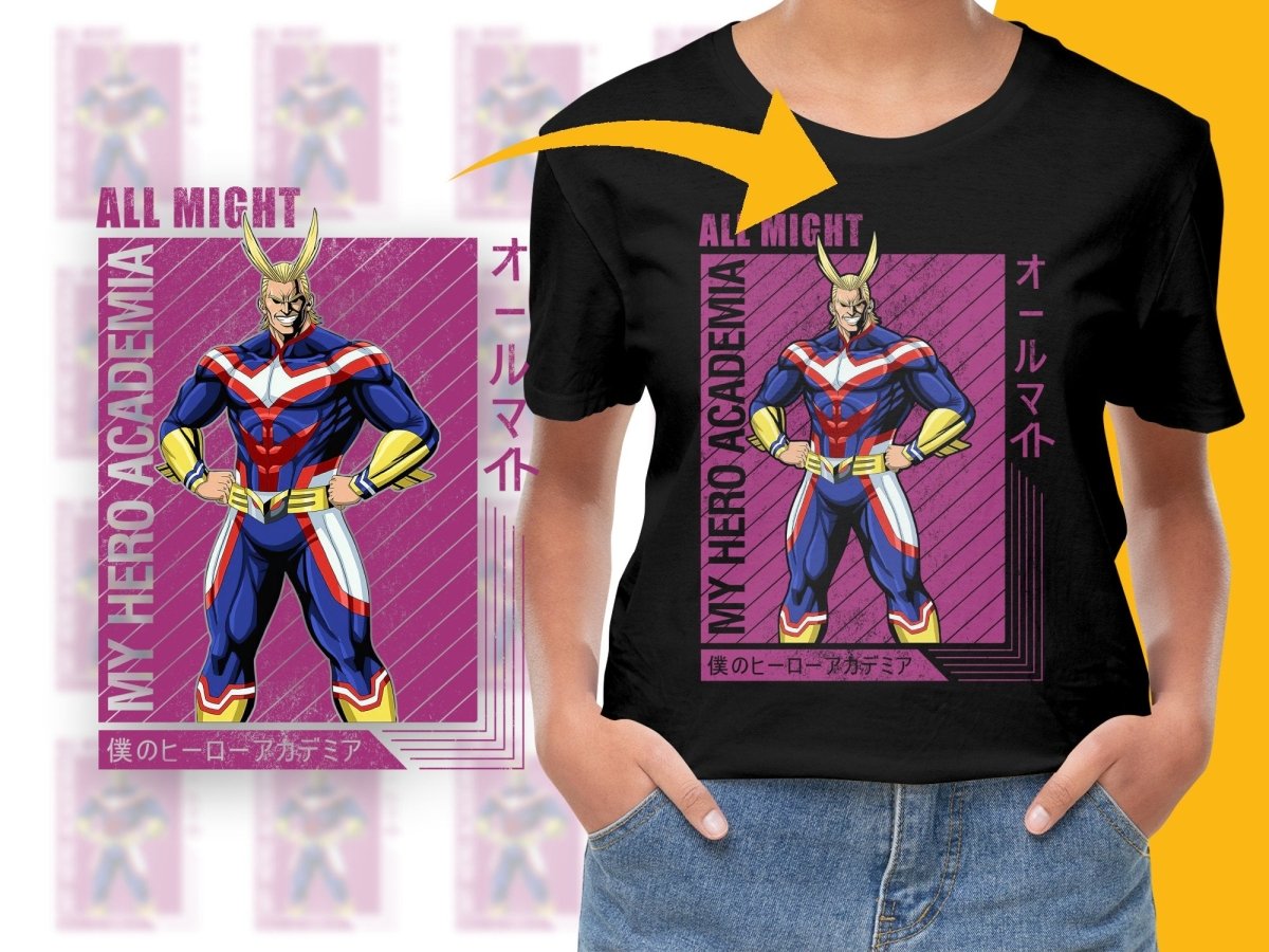 My Hero Academia All Might PNG File - Teepew