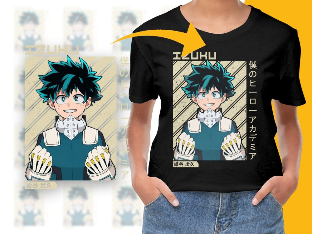 My Hero Academia Izuku Character PNG Digital Download - Teepew