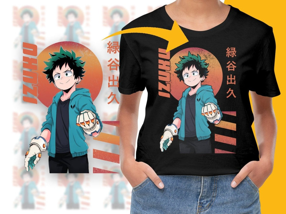 My Hero Academia Izuku Midoriya PNG Digital Download - Teepew